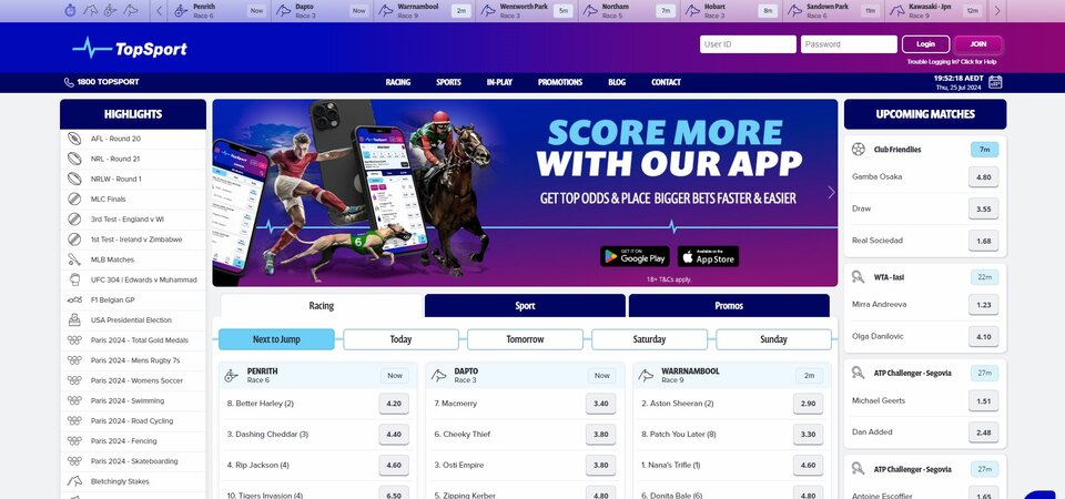 TopSport Australia sports