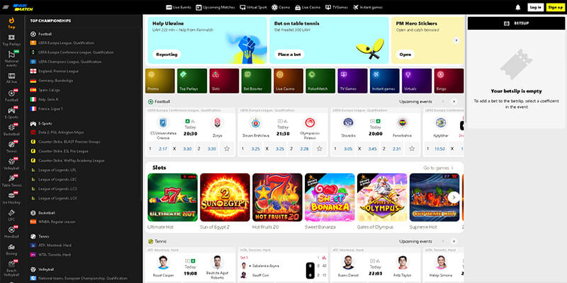 Top betting site in Panama - Parimatch